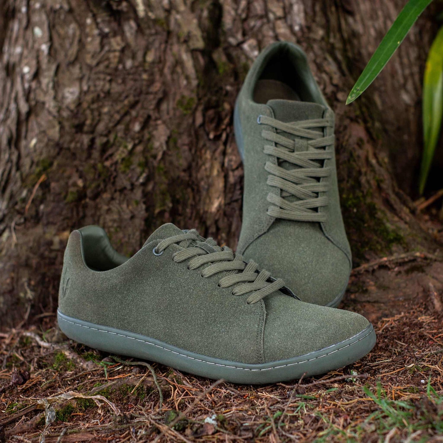 Bareshoes Casual Suede - Moss Green