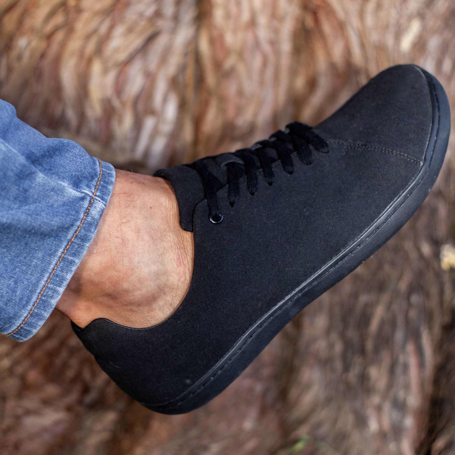 Bareshoes Casual Suede All Black