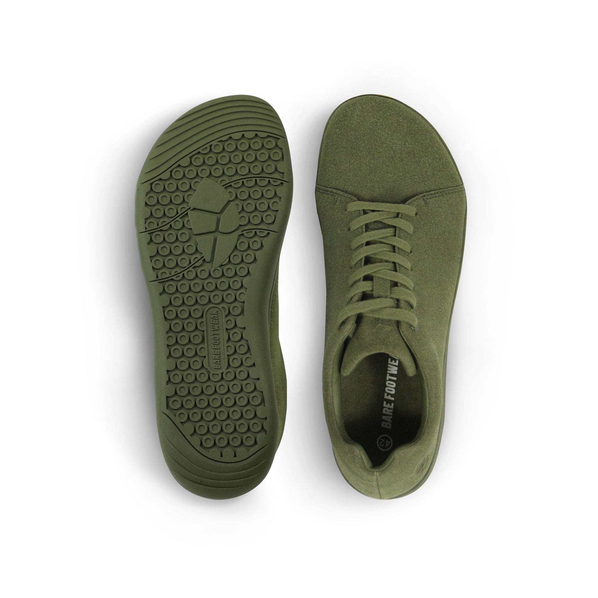 Bareshoes Casual Suede - Moss Green
